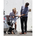 Ali Larter Takes Her Newborn Out For A Stroll