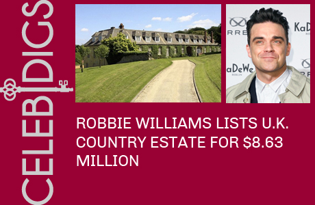 Robbie Williams Lists Massive U.K. Estate For $8.63 Million