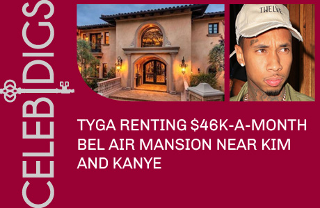 Tyga Renting $46K-A-Month Bel Air Mansion Near Kim And Kanye