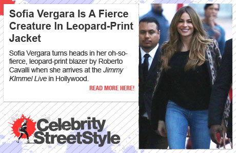 Sofia Vergara Is A Fierce Creature In Leopard-Print Roberto Cavalli Blazer