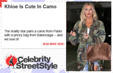 Khloe Is Cute In Camo