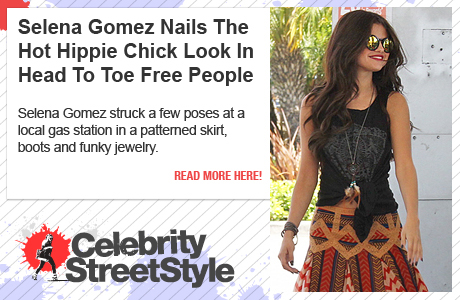 Selena Gomez Steps Out In Head To Toe Free People