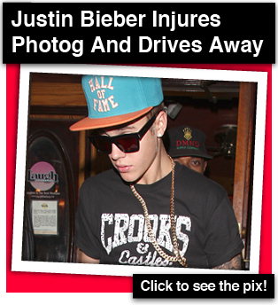 Justin Bieber Injures Photographer And Drives Away