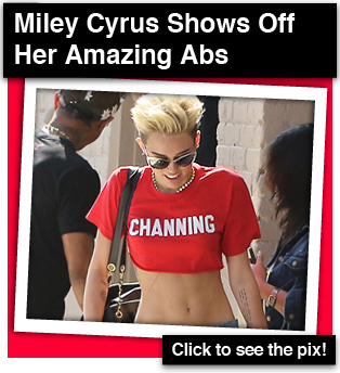 Miley Cyrus Shows Off Her Amazing Abs