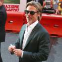 Brad Pitt And Leonardo DiCaprio Premiere <em>Once Upon A Time In Hollywood</em>