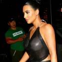 Kim Kardashian Wears See-Through Top For Dinner With Tristan Thompson