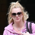Britney And Her Bad Hair Extensions At The Studio
